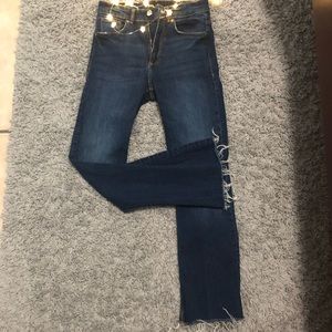 Boot cut dark wash jeans